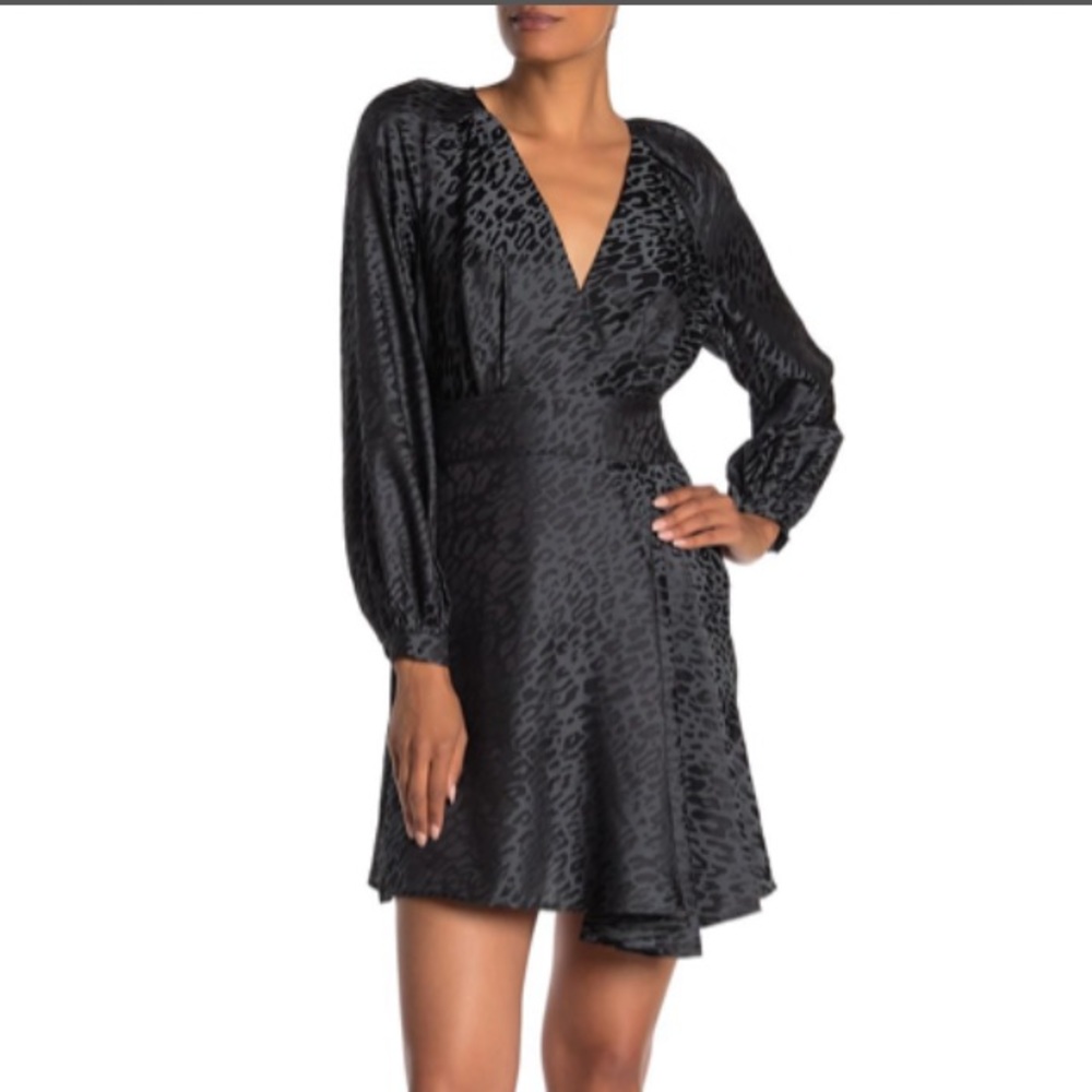 Equipment Alexandria silk leopard dress